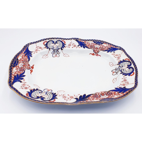 64 - ROYAL CROWN DERBY Extra Large 47.5cm x 37cm OVAL SERVING PLATTER N THE 3615 DESIGN (Rare) (Please Th... 