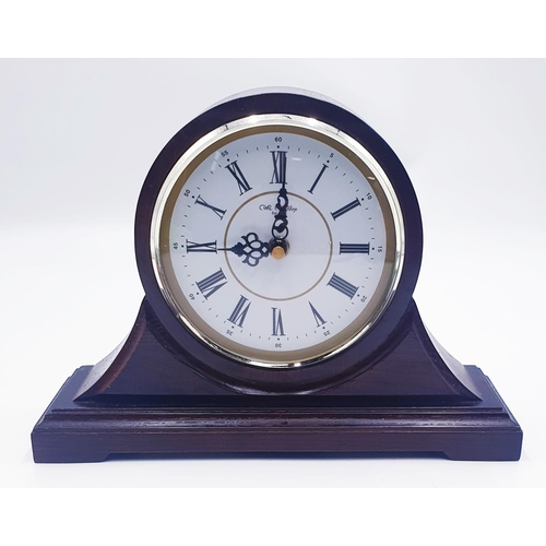 66 - WM WIDDOP WOODEN CASED MANTLE CLOCK