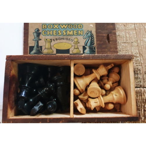 89 - BOXWOOD CHESSMEN SET (No Board)