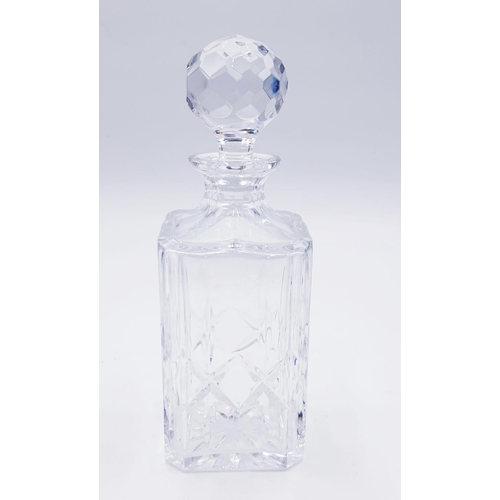 121 - CUT GLASS DECANTER