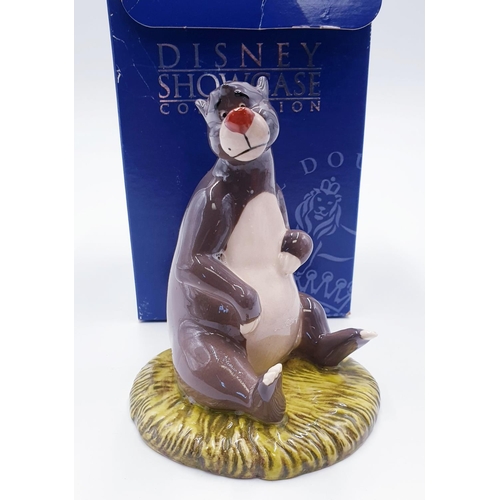 134 - ROYAL DOULTON 13.3cm DISNEY SHOWCASE CHARACTER FIGURINE 'BALOO' JB3 2000/2001 Only Designed And Mode... 