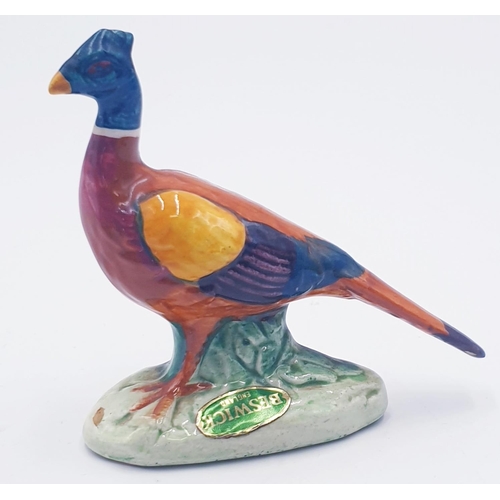 172 - BESWICK 7.6cm MODELS OF A PHEASANT (Second Version-Straight Tail) Model No 767B (Gloss Colourway) 19... 