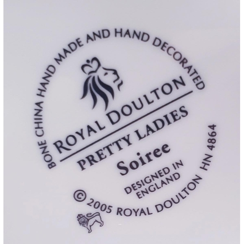 28 - ROYAL DOULTON 17.2cm FIGURINE 'SOIREE'  (Petite Size) HN 4864 2006/2008 Only Designed By Peggy Davie... 