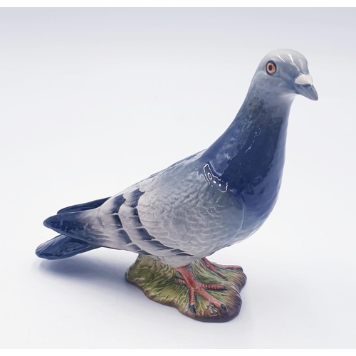 179 - BESWICK Large 14cm MODEL OF A PIGEON Model No 1383B (Blue Gloss Colourway) (2nd Version---Two Stripe... 