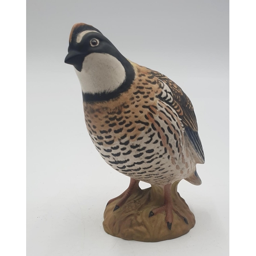 184 - BESWICK 12.7cm MODEL BOBWHITE QUAIL Model  No 2191 (Matt Colourway) 1970/72 Only Designed By Mr Albe... 