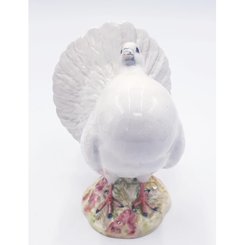 188 - BESWICK 12.7cm MODEL OF A FANTAIL PIGEON (Model No 1614) (White Gloss) 1959/69 Designed By Mr Arthur... 