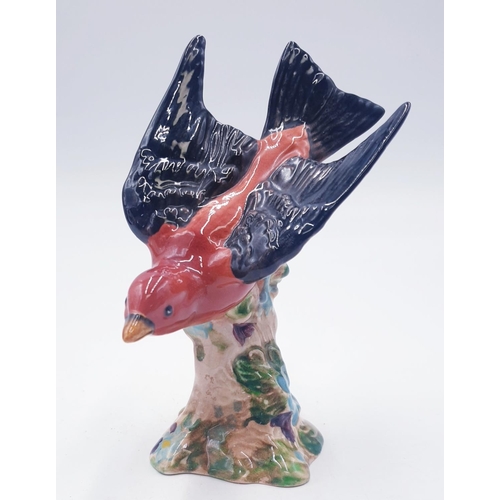 190 - BESWICK 14.6cm MODEL OF A TANAGER Model No 928 (Gloss Colourway) 1941/59 Designed By Mr Arthur Gredi... 