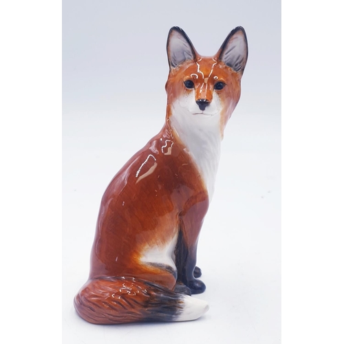 59 - JOHN BESWICK MODEL OF SITTING FOX