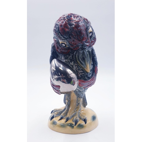 71 - PEGGY DAVIES CERAMICS Large 26cm (Hand Painted) MODEL OF A GROTESQUE BIRD 