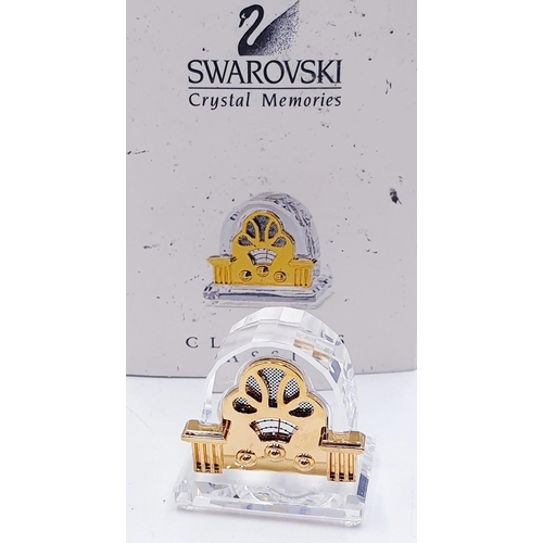 249 - SWAROVSKI CRYSTAL MEMORIES 3cm RADIO (This retired Swarovski Crystal Memories crystal radio is a mem... 