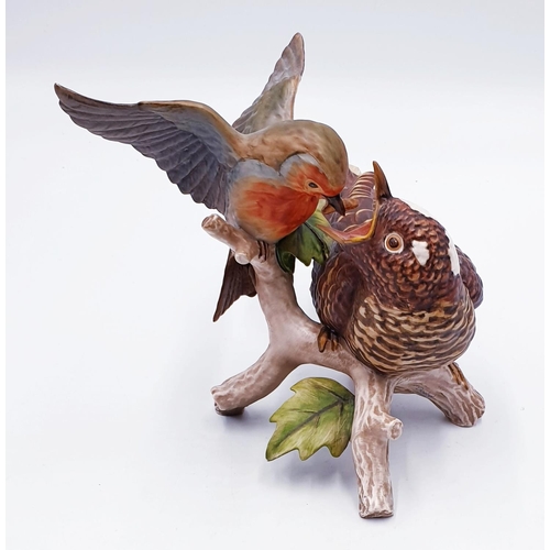 57 - GOEBEL 23cm x 16cm MODEL OF TWO BIRDS