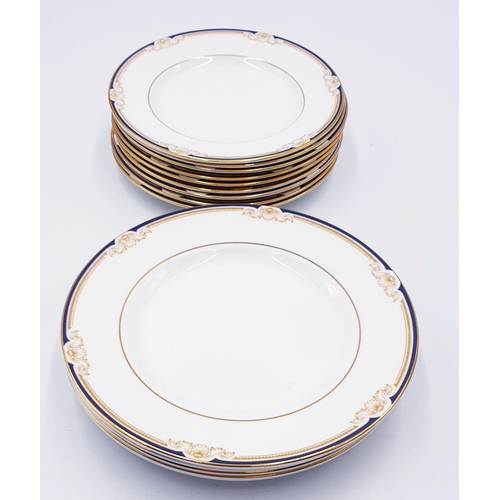 70 - WEDGWOOD CHINA 17.5 cm Dia SIDE PLATES (5) Plus 15cm Dia SIDE PLATES (9) IN THE CAVENDISH DESIGN