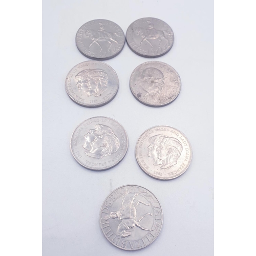 458 - COMMEMORATIVE COINS (7)