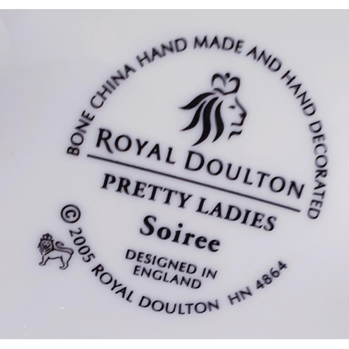 490 - ROYAL DOULTON 17.2cm FIGURINE 'SOIREE'  (Petite Size) HN 4864 2006/2008 Only Designed By Peggy Davie... 