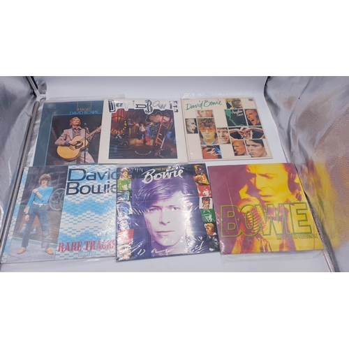 736 - DAVID BOWIE VINYLS (6) 'THE BEST OF BOWIE' Released In 1980, K-TEL LABEL, 'BOWIE THE SINGLES COLLECT... 