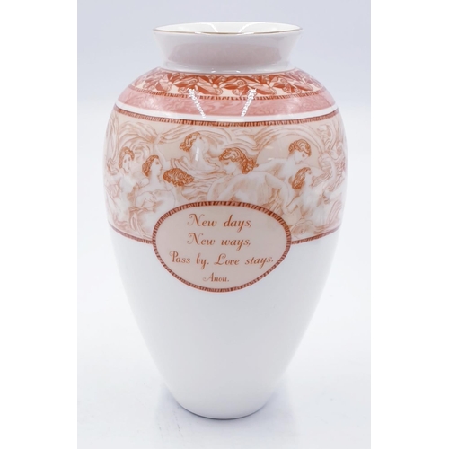 737 - WEDGWOOD CHINA 17cm VASE 