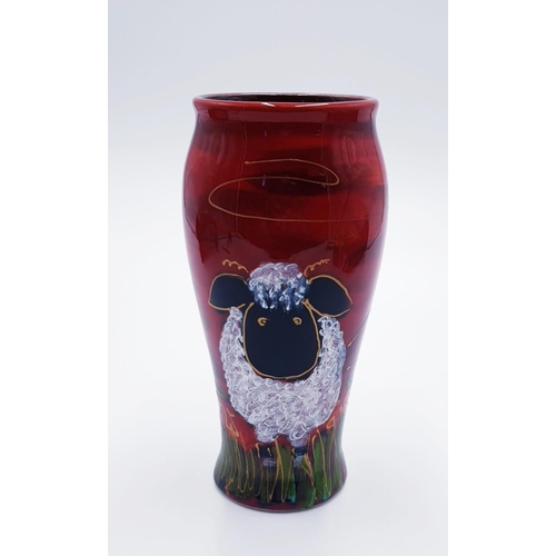 216 - ANITA HARRIS ART POTTERY 15cm BELLA VASE  