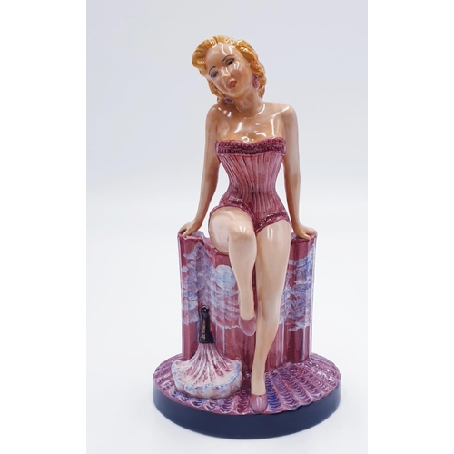 221 - PEGGY DAVIES CERAMICS 25cm FIGURINE 'MARILYN MONROE' (Limited Edition Of 2000 This One Being No 1,07... 