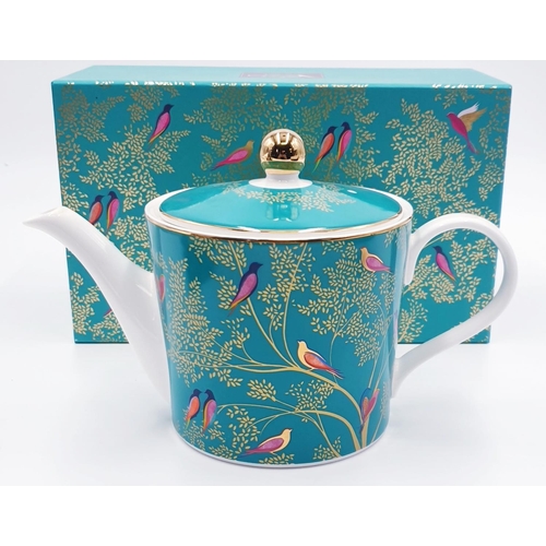 235 - PORTMEIRION 1.1L TEAPOT By Sara Miller (Original Box)