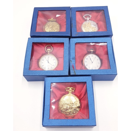 239 - POCKET WATCHES (5) (Boxed) (Found To Be Working When Photographed)