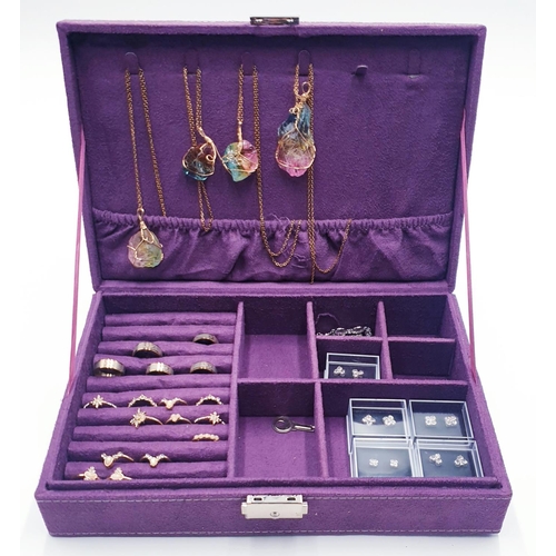 273 - JEWELLERY BOX And CONTENTS