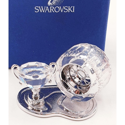 280 - SWAROVSKI CRYSTAL MEMORIES FORMULA 1 RACING TROPHY (Rhodium) (This retired Swarovski Crystal Memorie... 