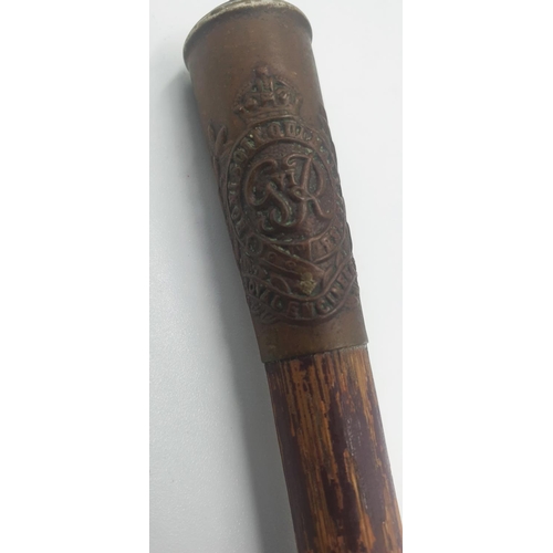 306 - WWII ROYAL ENGINEERS SWAGGER STICK.
(Please Note This Lot WILL NOT BE PACKED OR SHIPPED....COLLECT O... 