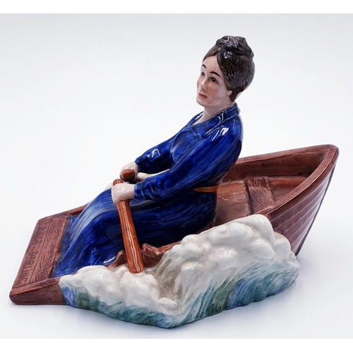 321 - WOOD & Sons ____cm x ____cm MODEL OF GRACE DARLING IN THE ROWING BOAT (Limited Edition 5,000 This On... 