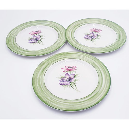 349 - ROYAL DOULTON 20cm Dia PLATES (3) (Prototypes)