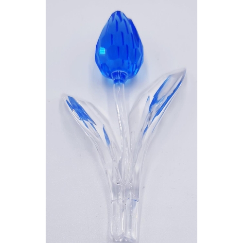 354 - SWAROVSKI BLUE TULIP