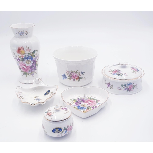 451 - AYNSLEY CHINA ITEMS (6) IN THE HOWARD SPRAYS DESIGN