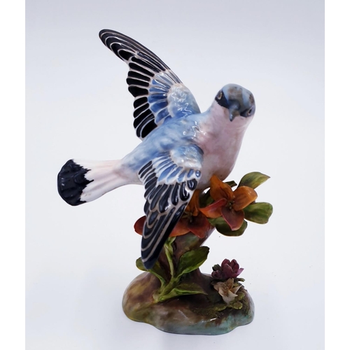 64 - CROWN STAFFORDSHIRE CHINA Large 15.3cm x 11.5cm MODEL OF A WHEATEAR Designed And Modelled By Mr J.T.... 