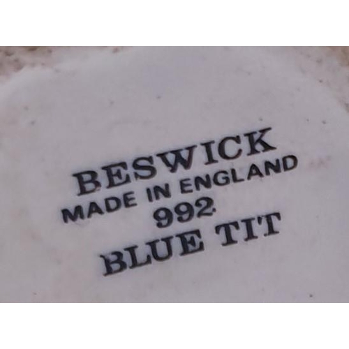 73 - BESWICK 6.5cm MODEL OF A BLUE TIT Model No 992B (Second Version) (Gloss Colourway) 1973/2002 Designe... 