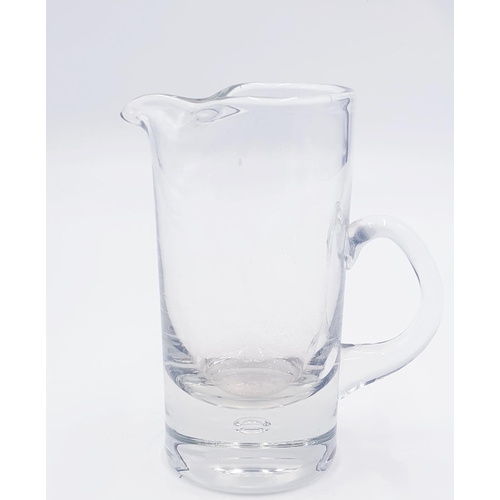 77 - WHITEFRIARS GLASS 15cm JUG