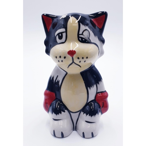 566 - LORNA BAILEY 13.5cm MODEL OF ALI THE CAT Signed By Lorna Bailey