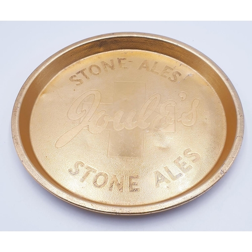 604 - JOULES STONE ALES Large 31cm Dia SERVING TRAY c1960s