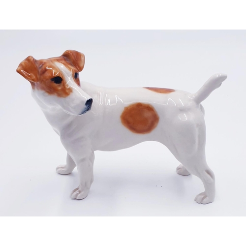 733 - ELITE POTTERY MODEL OF A JACK RUSSELL TERRIER