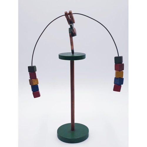 886 - WOODEN CHILD'S BALANCING TOY