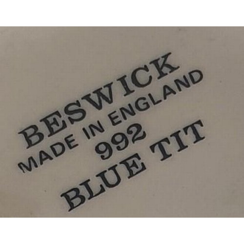 700 - BESWICK 6.4cm MODEL OF A BLUE TIT Model No 992A (First Version) (Gloss Colourway) 1943/73 Designed B... 