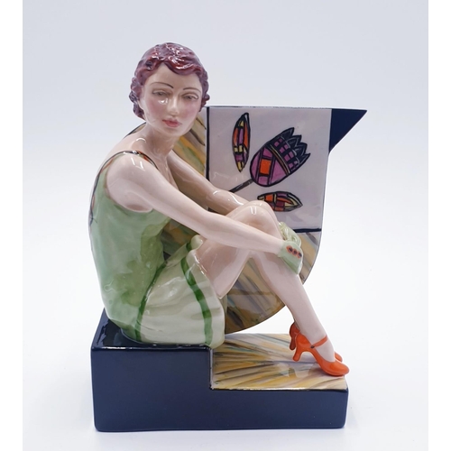 802 - PEGGY DAVIES STUDIO'S 19cm x 14cm CHARACTER FIGURINE 