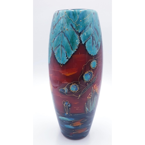 822 - ANITA HARRIS ART POTTERY (In Association With Carlton Ware) Large 29cm VASE 