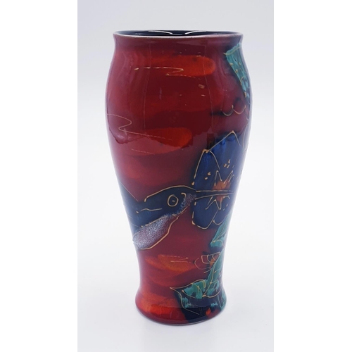 824 - ANITA HARRIS ART POTTERY (In Association With Carlton Ware) Large 17.5cm 