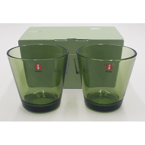 816 - IITTALIA (Made In Finland) (Boxed Set Of Two Tumblers) (As New,Unused)