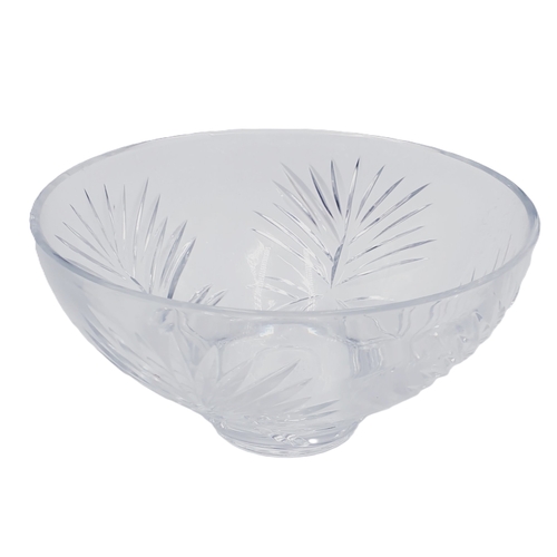 70 - ROYAL DOULTON Large 24.5cm Dia CUT GLASS FRUIT BOWL