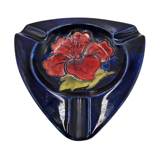 79 - MOORCROFT ASHTRAY Signed (A/F)