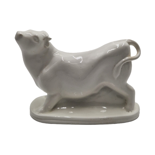 83 - WEDGWOOD CHINA 16cm MODEL OF A COW (Unmarked)