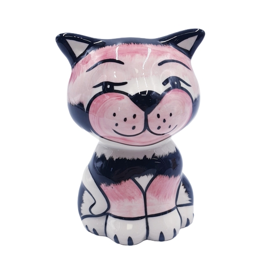 599 - LORNA BAILEY 13.5cm MODEL OF MACK THE CAT Signed By Lorna Bailey