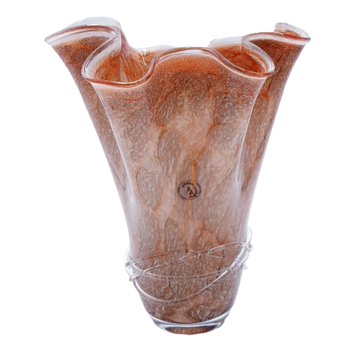 576 - ZORZA (Polish) Extra Large 27.5cm HANDERCHIEF VASE