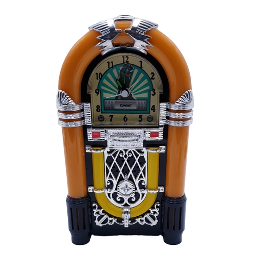 580 - JUKE BOX 24cm CLOCK