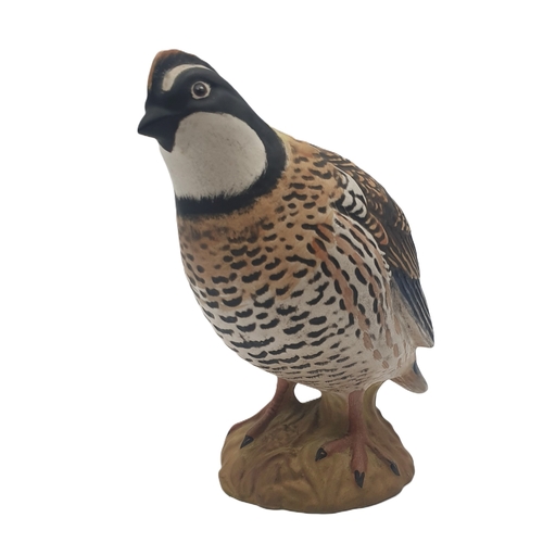 614 - BESWICK 12.7cm MODEL BOBWHITE QUAIL Model  No 2191 (Matt Colourway) 1970/72 Only Designed By Mr Albe... 